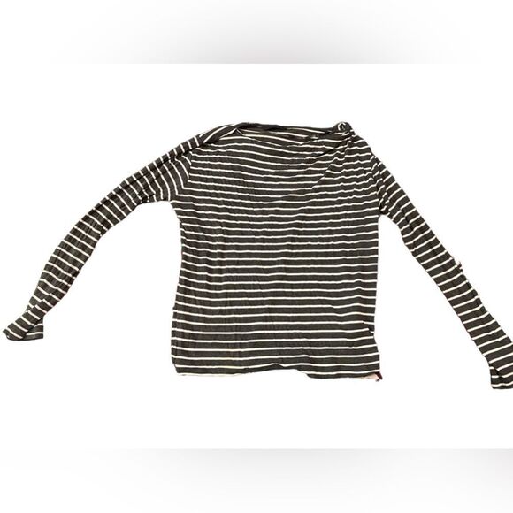 Uniqlo cowll neck stripe top - Picture 1 of 2